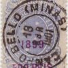 132Ab Cruzeiro do Sul, com sobrecarga, denteação 13 - 500/300 Reis (25/06/1899) -0