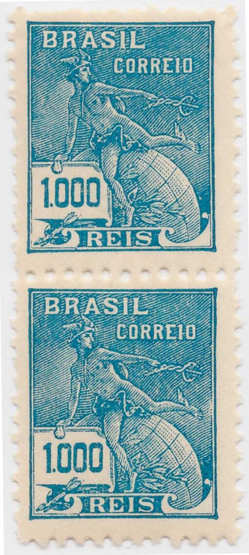 289 Vovó Mercúrio e Globo - Filigrana K 1000 Reis (PAR) - (1931/1934) -0