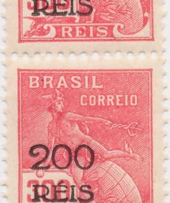 351 Vovó - Mercúrio e Globo -Valor reduzido (Par) Filigrana I 200/300 Reis - (20/07/1933) -0
