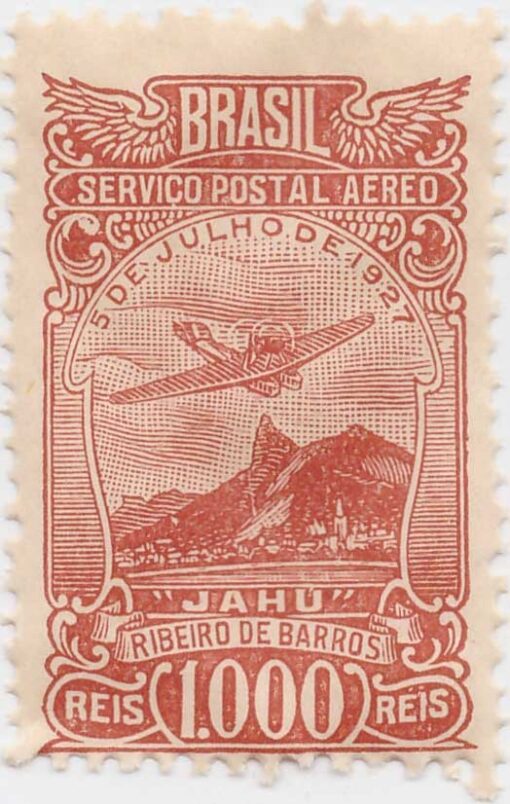 A-21 Série Aeronáutica Aeronave Jaú - 1000 Reis (28/10/1929) -0