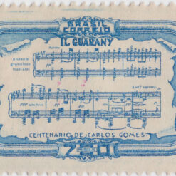 C108 - Centenário Nascimento Carlos Gomes Azul - 700 Réis - (11/07/1936)-0