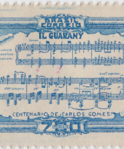 C108 - Centenário Nascimento Carlos Gomes Azul - 700 Réis - (11/07/1936)-0