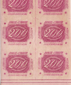 C70 - Bloco Com 6 Selos Da Exposição Filatélica Nacional - Rio De Janeiro-0