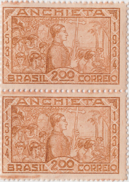 C74 - 4º Centenário do Nascimento do Padre José de Anchieta (PAR) 200 Réis - 08/11/1934-0