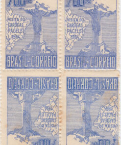 C81tb - QUADRA VISITA CARDEAL PACELLI (PIO XII) - 700 Réis - 20/10/1934-0