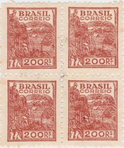 357 Netinha Trigo (Quadra) 200 Reis - (1941) -0