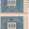 T-45 Taxa Devida (Tira com 4 selos) 200 Reis - (15/04/1919) -0
