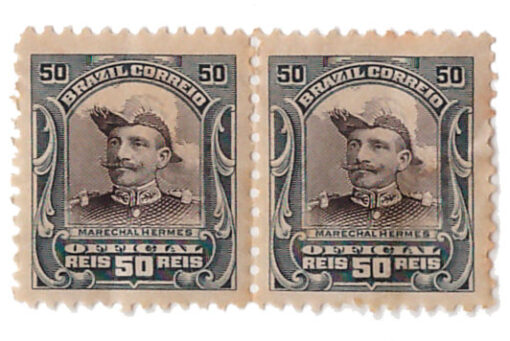 O-16 Oficial Hermes da Fonseca (Par) 50 Reis - (15/11/1913) -0