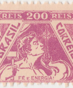 283 - Vovó- 200 Reis - Filigrana