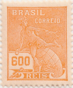 287 - Vovó- 600 Reis - Filigrana