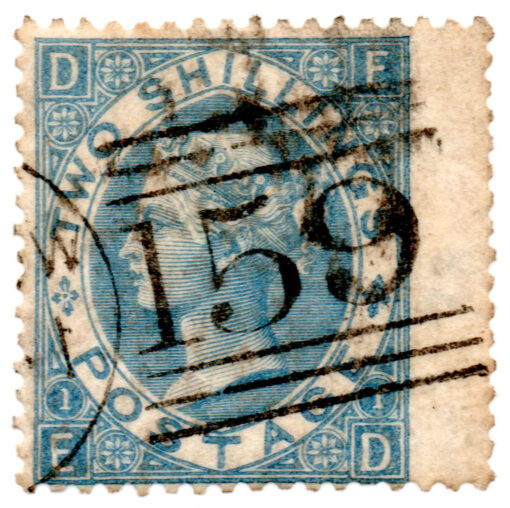 ST/G 118 - 32 - Queen Victoria - 2s - (1867-80) - blue Pl.-0