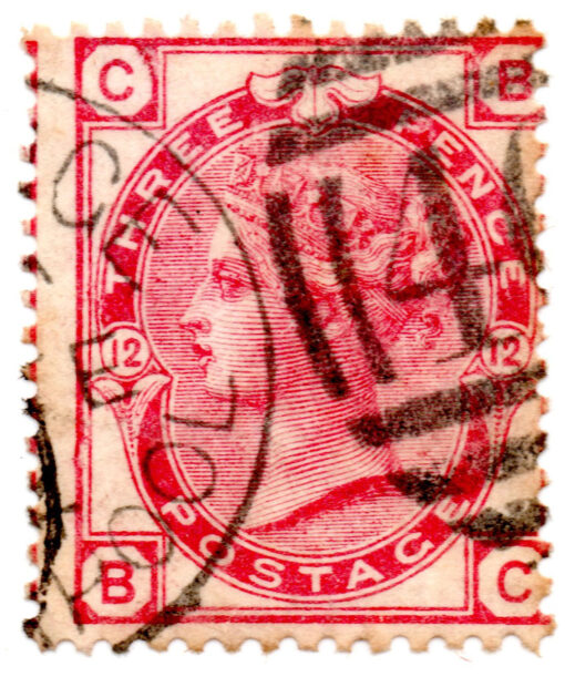 ST/G 143 - 42 - Queen Victoria - 3d - (1873-83) - red-0