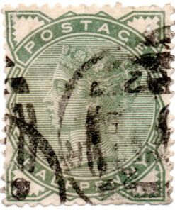 ST/G 164 - 52 - Queen Victoria - 1/2d - (1873-80) - green-0