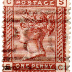 ST/G 166 - 53 - Queen Victoria - 1d - (1880-81) - brown-0