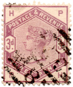ST/G 191 - 65 - Queen Victoria - 3d - (1883-84) - lilac-0