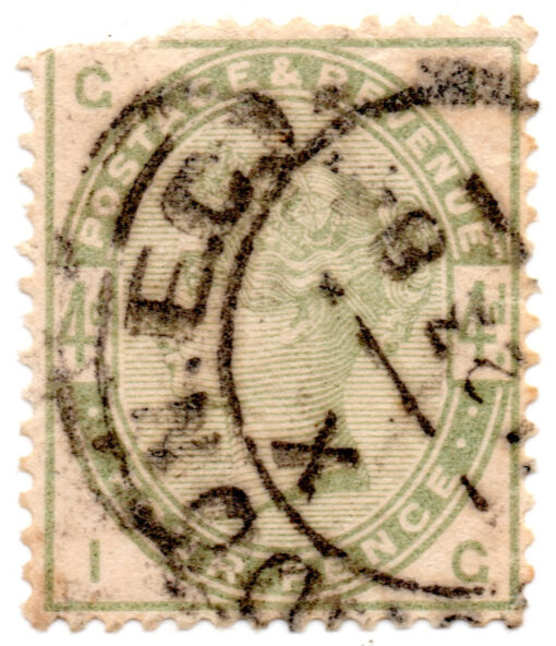 ST/G 192 - 66 - Queen Victoria - 4d - (1883-84) - dull green-0