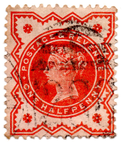 ST/G 197 - 71 - Queen Victoria - 1/2d - (1887-1900) - vermilion-0