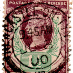 ST/G 198 - 72 - Queen Victoria - 1 1/2d - (1887-1900) - purple and green-0
