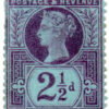 ST/G 201 - 74 - Queen Victoria - 2 1/2d - (1887-1900) - Novo - purple on blue-0