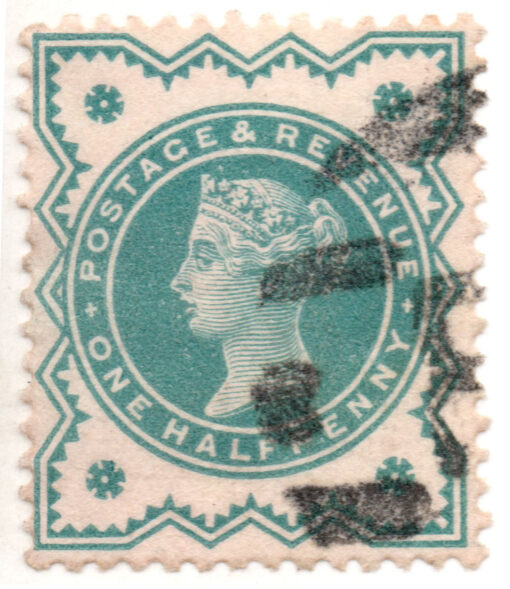 ST/G 213 - 71 - Queen Victoria - 1/2d - (1887-1900) - green-0