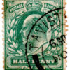 ST/G 215 - 83 - King Edward VII - 1/2d - (1902-1913) - blue-green-0