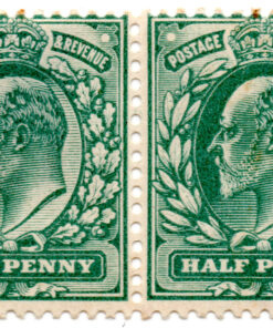 ST/G 215 - 83 - King Edward VII - 1/2d - NOVO - (1902-1913) - blue-green-0