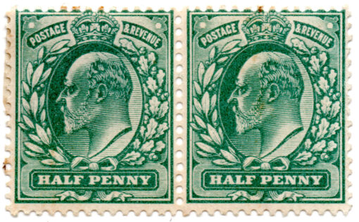 ST/G 215 - 83 - King Edward VII - 1/2d - NOVO - (1902-1913) - blue-green-0