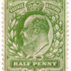 ST/G 217 - 83 - King Edward VII - 1/2d - NOVO - (1902-1913) - yellow-green-0