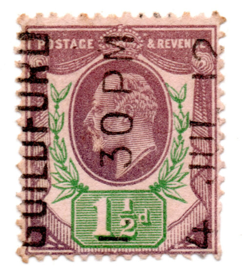 ST/G 224 - 84 - King Edward VII - 1 1/2d - (1902-1913) - purple and green-0