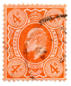 ST/G 240 - 88 - King Edward VII - 4d - (1902-1913) - orange-0
