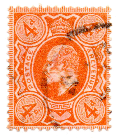 ST/G 240 - 88 - King Edward VII - 4d - (1902-1913) - orange-0