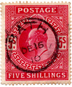 ST/G 263 - 95 - King Edward VII - 5s - (1902-1913) - red-0