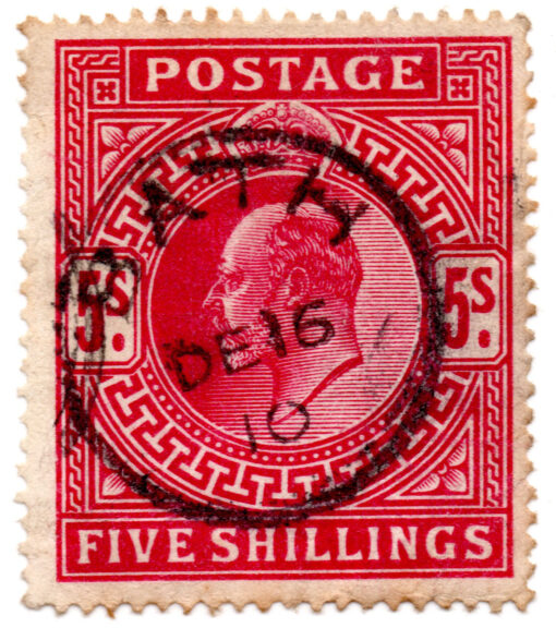 ST/G 263 - 95 - King Edward VII - 5s - (1902-1913) - red-0