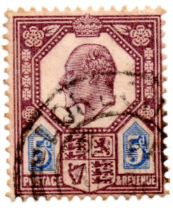 ST/G 294 - 89 - King Edward VII - 5d - (1902-1913) - purple and blue-0