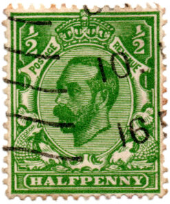 ST/G 322 - 98 - King George V - 1/2d - (1911-1912) - green -0