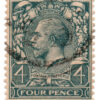 ST/G 379 - 106 - King George V - 4d - (1912-1924) - grey-green-0