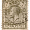 ST/G 387 - 107 - King George V - 7d - (1912-1924) - olive-green-0