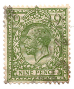 ST/G 393a - 108 - King George V - 9d - (1912-1924) - olive-green-0