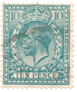 ST/G 394 - 108 - King George V - 10d - (1912-1924) - blue-0
