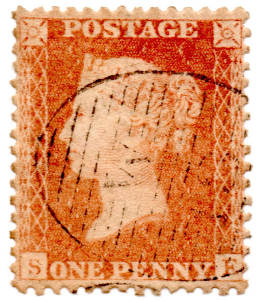 ST/G 8 - 1b - Queen Victoria - 1d - (1840) - red-brown-0