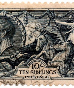 ST/G 417 - 109 - King George V - 10s - (1913-1918) - cavalos marinhos - blue-0