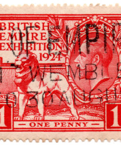 ST/G 430 - 112 - King George V - 1d - (1924-1925) - red-0