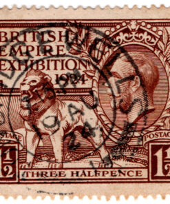ST/G 431 - 112a - King George V - 1 1/2d - (1924-1925) - brown-0