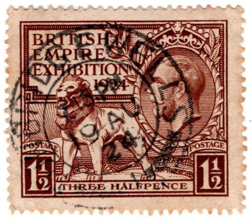 ST/G 431 - 112a - King George V - 1 1/2d - (1924-1925) - brown-0