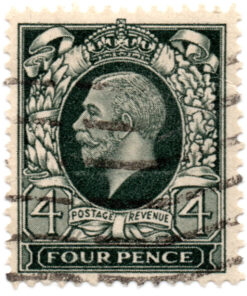ST/G 445 - 120 - King George V - 4d - (1934-36) - grey-green-0