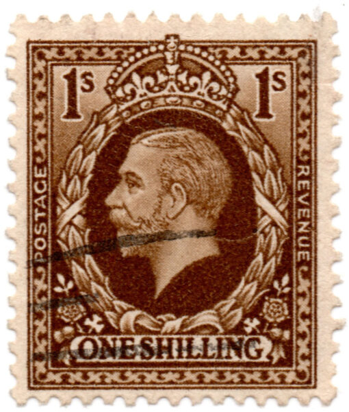 ST/G 449 - 122 - King George V - 1s - (1934-36) - brown-0