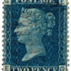 ST/G 45 - 1b - Queen Victoria - 2d - (1858-70) - blue-0