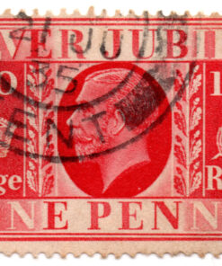 ST/G 454 - 123a - King George V - 1d - (1935) - Silver jubilee - red-0