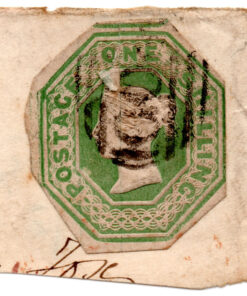 ST/G 54 - 10 - Queen Victoria - 1s - (1847-54) - green-0