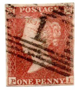 ST/G 40 - 1b - Queen Victoria - 1d - (1854-57) - red-0